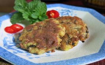Món chả sen và khoai sáp